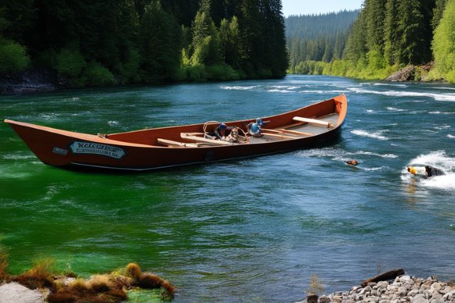 Driftboot-Kultur am McKenzie River